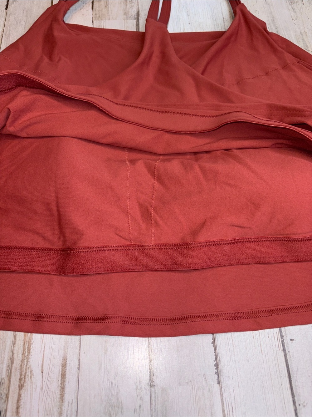 Old Navy Active Powersoft Rust Red Light Support Sport Bra 4X - Picture 9 of 13